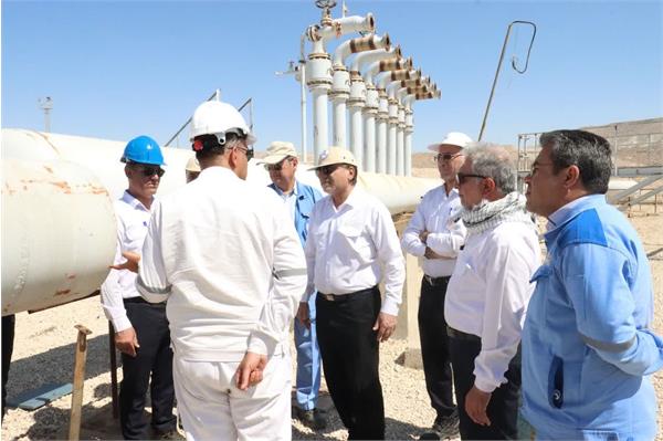 بازدید مدیر عامل شرکت بهره برداری نفت و‌گاز زاگرس جنوبی از ناحیه آغار و منطقه عملیاتی پارسیان 2