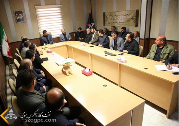 بازدید رئیس حراست شرکت ملی نفت ایران از منطقه عملیاتی سراجه قم 1