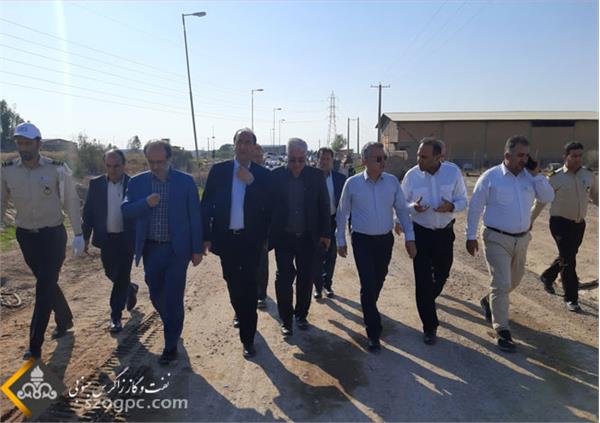 گزارش تصویری بازدید مدیرعامل شرکت نفت مناطق مرکزی ایران از منطقه عملیاتی چشمه خوش 5