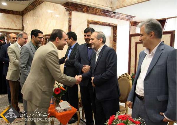 حضور مدیر عامل و مدیران ارشد شرکت نفت مناطق مرکزی ایران در دیدار نوروزی با وزیر نفت 2