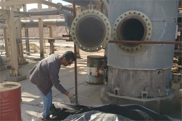 تعمیر اساسی سیستم کوره حرارتی در منطقه عملیاتی دهلران 10