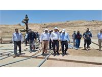 بازدید مدیرعامل نفت‌ مناطق مرکزی ایران از میدان‌های گازی باباقیر و بانکول 16