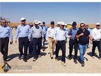 بازدید مدیر عامل شرکت نفت مناطق مرکزی ایران از میدان نفتی دانان 3