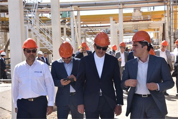 بازدید محسن خجسته‌مهر، مدیرعامل شرکت ملی نفت ایران از تاسیسات منطقه عملیاتی خانگیران 7
