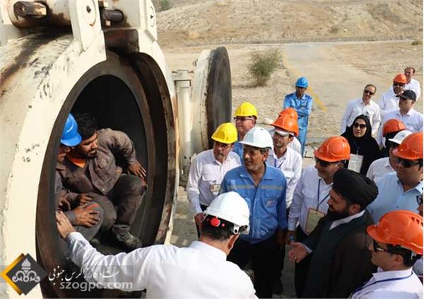 بازدید مدیرعامل شرکت زاگرس جنوبی از منطقه عملیاتی نار و کنگان 19