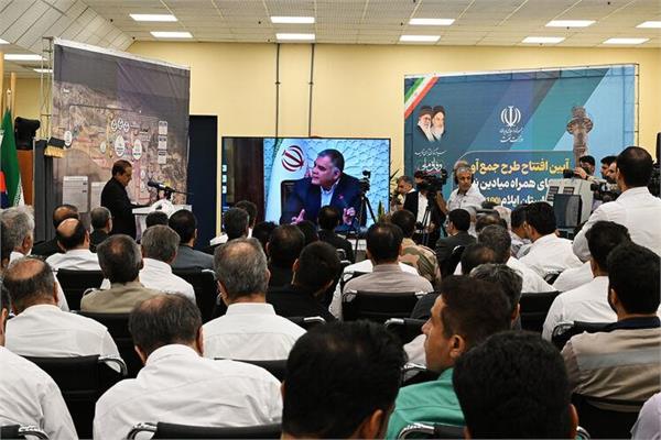 بهره‌برداری از طرح جمع‌آوری گازهای مشعل ایلام 8
