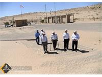 بازدید مشاور مدیر نظارت بر طرح های عمرانی مناطق نفتخیز از منطقه عملیاتی خانگیران 5