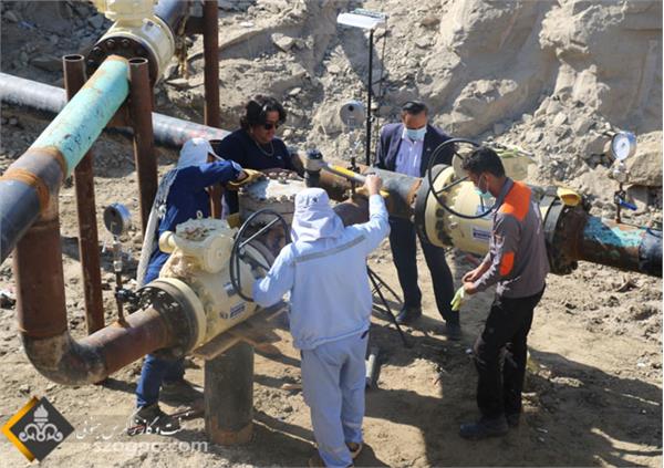 افزایش تولید روزانه ۰/۴۴ میلیون متر مکعبی گاز  با راه اندازی حوضچه اتصال چاه های ۱۴ و ۱۸ سرخون  18