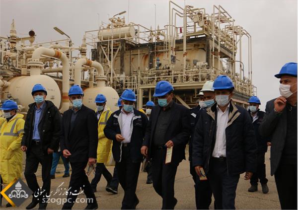 بازدید مدیر عامل شرکت نفت مناطق مرکزی ایران - منطقه نار و کنگان 4
