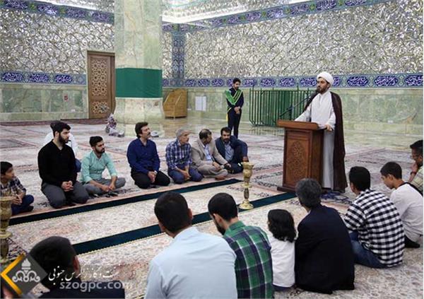 آیین غبارروبی ضریح حرم حضرت معصومه(س) توسط کارکنان شرکت نفت مناطق مرکزی ایران 14