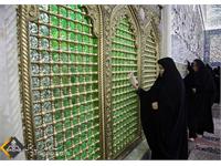 آیین غبارروبی ضریح حرم حضرت معصومه(س) توسط کارکنان شرکت نفت مناطق مرکزی ایران 16