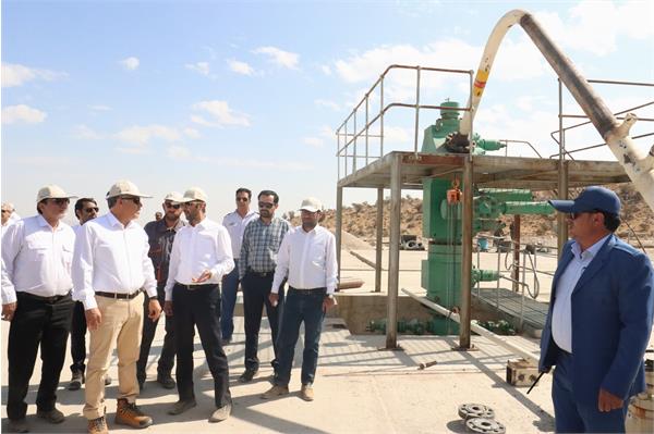 بازدید مدیرعامل شرکت نفت مناطق مرکزی ایران از مناطق عملیاتی آغار و دی زاگرس جنوبی 15