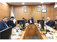 جلسه ای با حضور مدیر عامل و روسای خدمات پشتیبانی مناطق عملیاتی 2