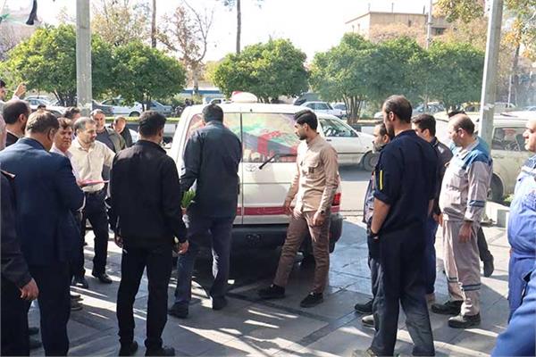 میزبانی شرکت بهره برداری نفت و گاز زاگرس جنوبی از شهید گمنام 3