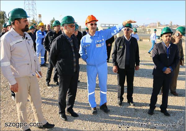 بازدید مدیر منطقه پنج عملیات انتقال گاز  کشور از منطقه عملیاتی آغار و دالان