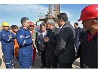 بازدید مدیرعامل شرکت ملی نفت ایران از میدان گازی توس 11