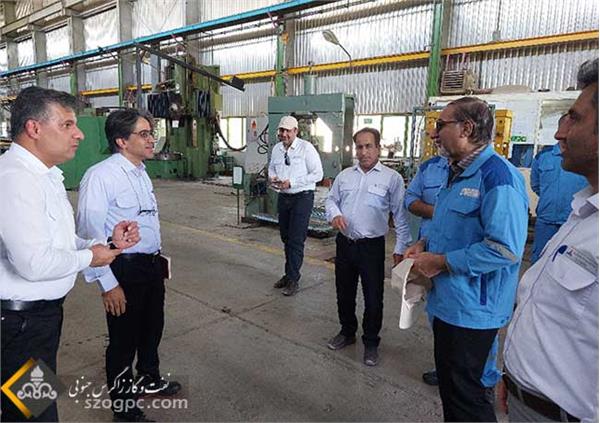 بازدید مدیرعامل شرکت زاگرس جنوبی از منطقه عملیاتی آغار و دالان 1