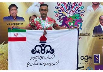 افتخار آفرینی کارمند منطقه عملیاتی آغار و دالان در مسابقات دو و میدانی
