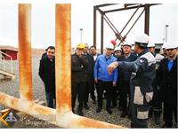 بازدید مدیر عامل نفت مرکزی از منطقه عملیاتی سراجه قم 1