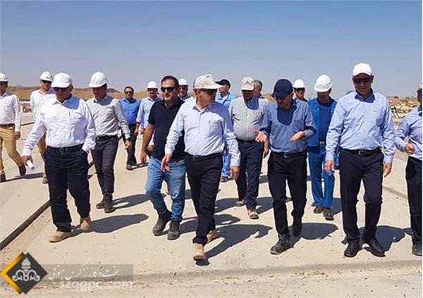 بازدید مدیر عامل شرکت نفت مناطق مرکزی ایران از میدان نفتی دانان 5