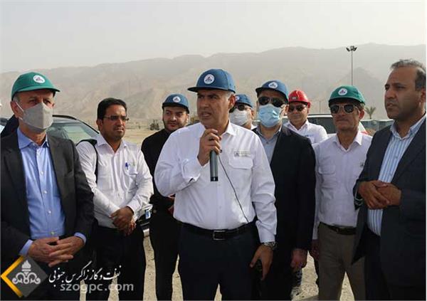 بازدید مدیر عامل نفت مناطق مرکزی ایران از منطقه عملیاتی پارسیان 26