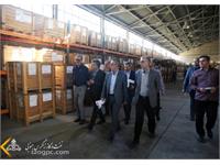 بازدید مدیرعامل و جمعی از مدیران ستادی از انبارهای کالا و تجهیزات نفت مرکزی 5