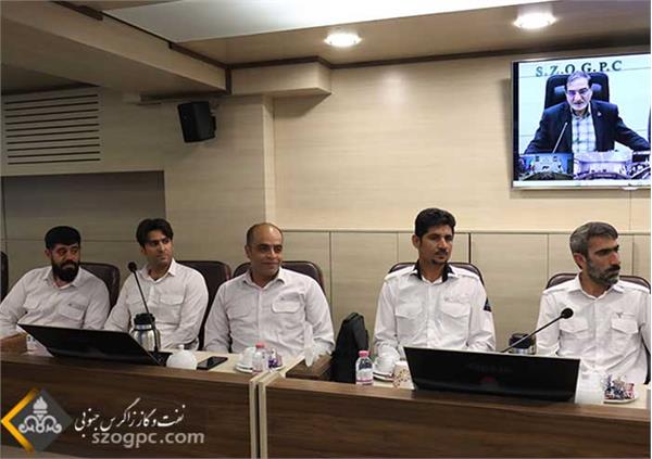 تجلیل از افتخار آفرینان آتش نشان در شرکت بهره‌برداری نفت وگاز زاگرس جنوبی 10