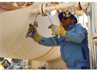 تداوم تعمیرات اساسی و ایمن سازی مراکز تفکیک در منطقه عملیاتی نار و کنگان 1