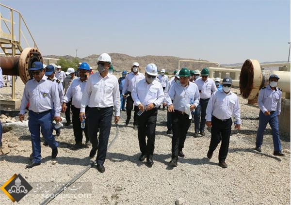 بازدید مهندس حیدری از پالایشگاه فراشبند 4