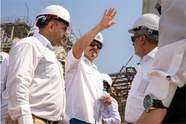 بازدید معاون وزیر نفت از پالایشگاه‌های آسیب‌دیده پارس جنوبی 8