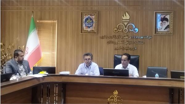 جلسه هم اندیشی فرمانده محترم پایگاه مقاومت بسیج شرکت بهره‌برداری نفت و گاز زاگرس جنوبی 7