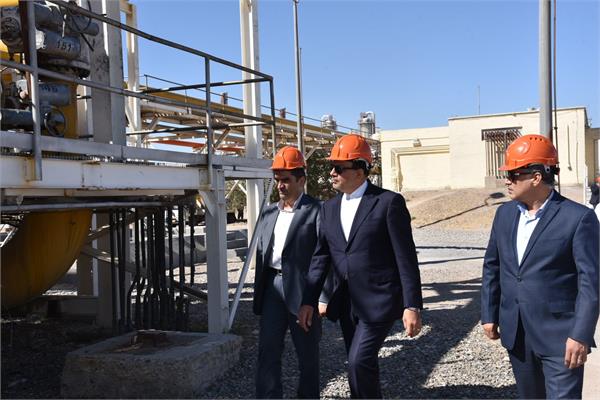 بازدید محسن خجسته‌مهر، مدیرعامل شرکت ملی نفت ایران از تاسیسات منطقه عملیاتی خانگیران 3