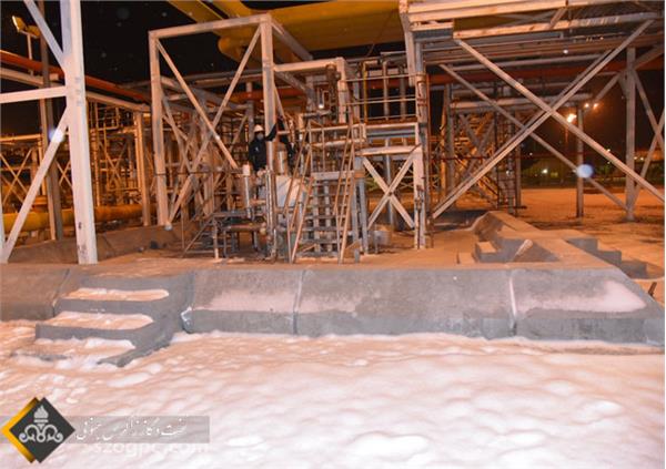 برودت و سرمای شدید مانع تلاش کارکنان نفت و گاز شرق نیست 11