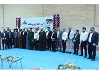 افتتاح ورزشگاه چند منظوره در منطقه عملیاتی سروستان و سعادت آباد 1