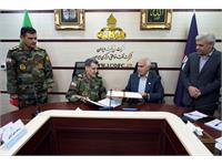 امضای تفاهم‌نامه همکاری میان نفت مناطق مرکزی و قرارگاه پاکسازی و مهندسی نیروی زمینی ارتش 4