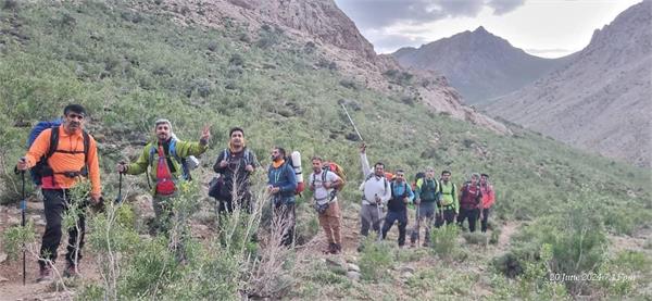 صعود تیم کوهنوردی زاگرس جنوبی به قله بل اقلید به ارتفاع ۴۰۵۰ متر 5