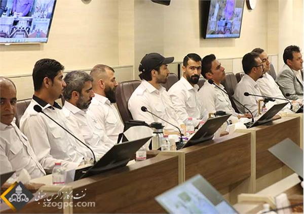 تجلیل از افتخار آفرینان آتش نشان در شرکت بهره‌برداری نفت وگاز زاگرس جنوبی 4