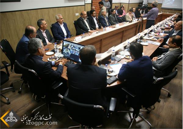 معارفه سرپرست شرکت بهره برداری نفت و گاز غرب و سرپرست مدیریت تولید نفت مرکزی برگزار شد 8