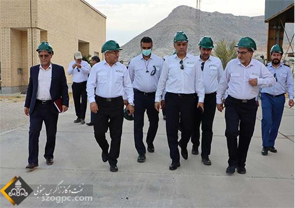 بازدید مدیر عامل شرکت نفت و گاز زاگرس جنوبی از منطقه عملیاتی پارسیان 19