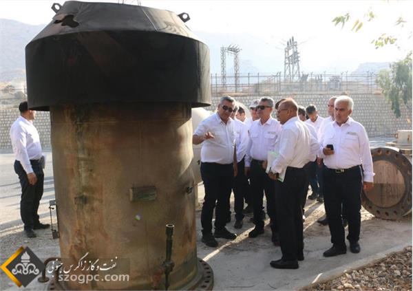 بازدید مدیرعامل شرکت نفت مناطق مرکزی ایران از منطقه عملیاتی نار و کنگان 17