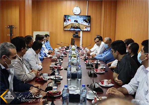 جلسه معارفه رئیس منطقه پارسیان 15