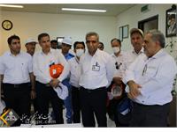 بازدید مدیرعامل شرکت پالایش گاز پارسیان از منطقه عملیاتی پارسیان 9