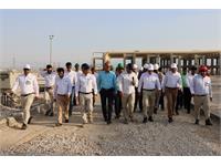 بازدید مدیر عامل شرکت نفت مناطق مرکزی ایران از ایستگاه تقویت فشار وراوی 23