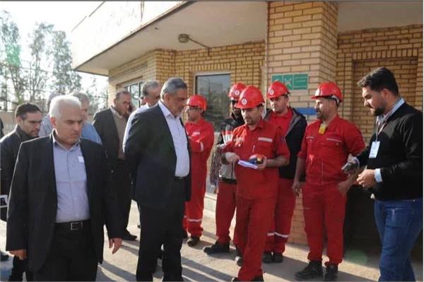 بازدید مدیرعامل شرکت ملی نفت ایران از واحد بهره‌برداری و نمک‌زدایی نفت‌شهر 6