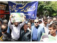 حضور پرشور کارکنان زاگرس جنوبی در راهپیمایی روز قدس 7