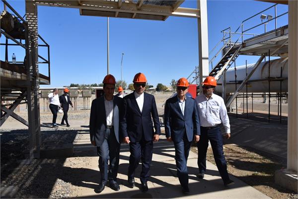 بازدید محسن خجسته‌مهر، مدیرعامل شرکت ملی نفت ایران از تاسیسات منطقه عملیاتی خانگیران 4