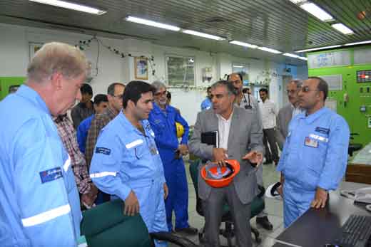 بازدید مدیر HSE و رئیس مدیریت بحران شرکت ملی نفت 5