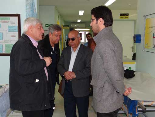 بازدید رئیس سازمان بهداشت و درمان صنعت نفت فارس 1