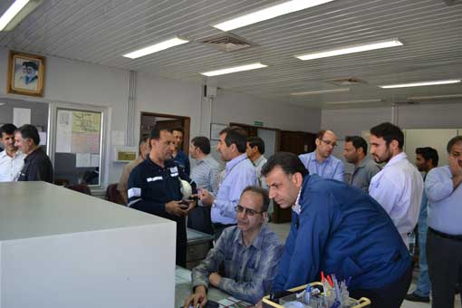 بازدید مدیر تولید شرکت نفت مناطق مرکزی 3