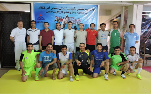 برگزاری دوره آموزش آمادگی جسمانی آتش 3